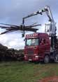 Scania R580 mit Epsilon Z Ladekran und Doll Logo 22 Rungensattel Teleskopierbar